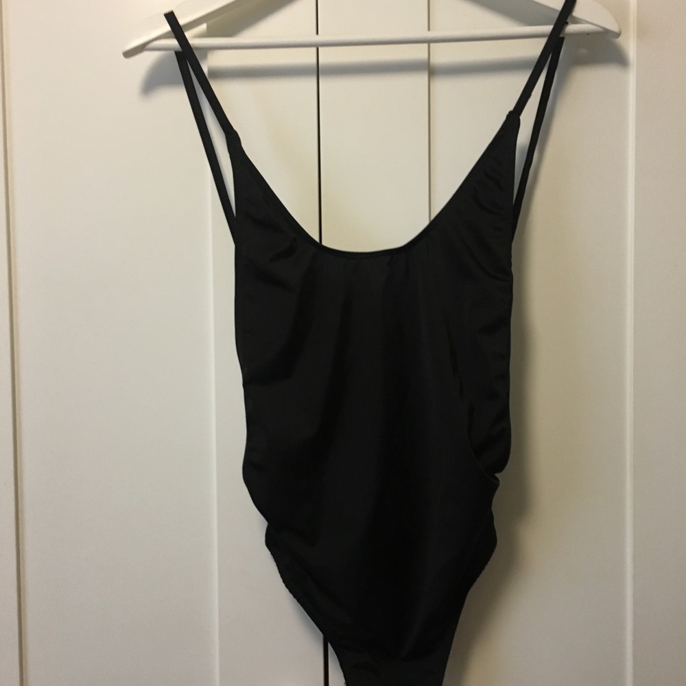 Black One Piece Bathing Suit